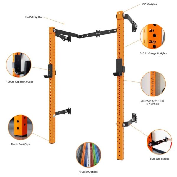 PRO Folding Squat Rack (no bar)